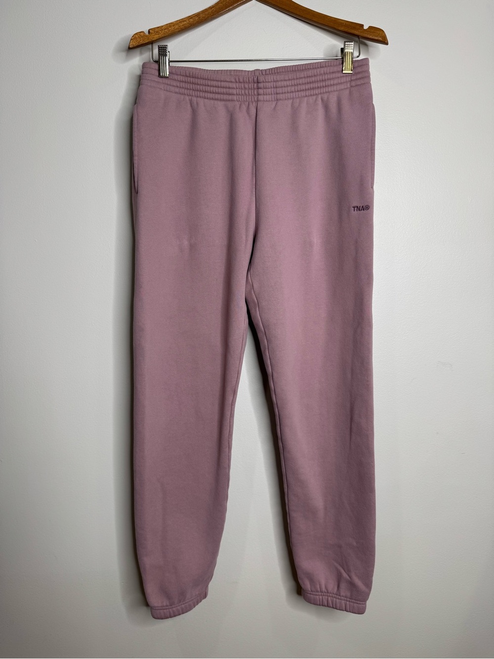 Aritzia TNA Purple Cozy Sweatfleece Medium Pull-on Jogger Sweatpants